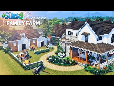 Видео: Семейная Ферма 🐮 Фермерский дом мечты | No CC | the Sims 4 | Симс 4 Строительство