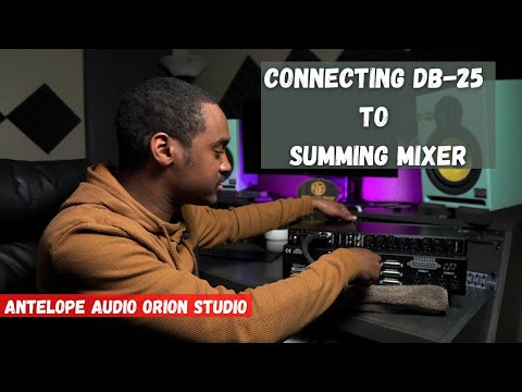 Видео: Antelope Audio || Микширование с помощью оборудования | Как подключить суммирующий микшер с помощ...