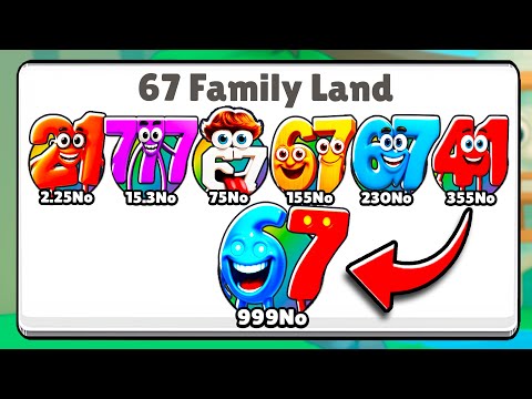 Видео: *НОВЫЙ МИР* 67 Family Land в Brainrot Evolution! (Roblox)