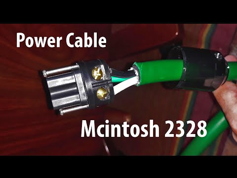 Видео: Силовой кабель Mcintosh 2328. Опасный в эксплуатации ! Исправляем ошибки сборки. HI-FI Аудиофилия