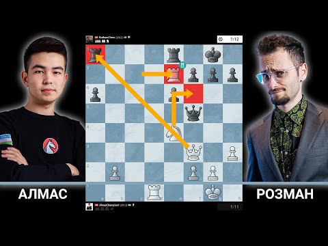 Видео: FM Алмас Рахматуллаев ⚔️ IM GothamChess | Скандинавская защита