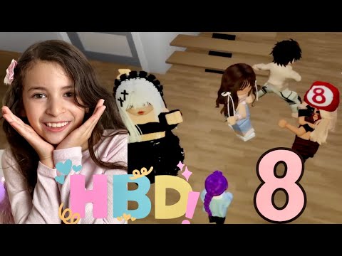 Видео: У меня день рождения! 🎂 Мне исполнилось 8, и я так весело провела время с мамой и друзьями! 🎉 | R...