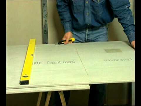 Видео: Монтаж цементных плит КНАУФ Аквапанель Внутренняя