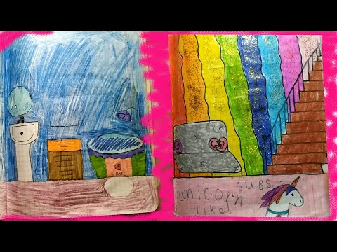 Видео: Обзор \ Вспомним прошлое \ Старые домики \ Я рисовала \ Бумажный мир