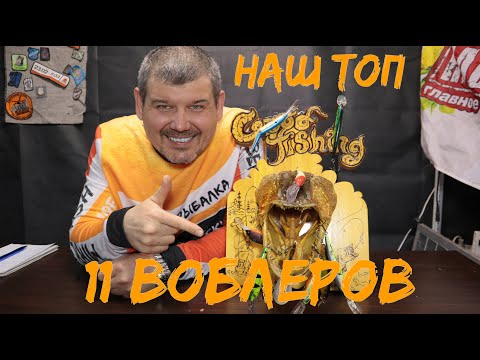 Видео: Топ 11 воблеров для троллинга                                                 [ зеркальная рыбалка ]