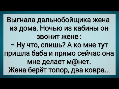 Видео: Как Дальнобойщик Жене в Кабине Рога Наставил! Сборник Свежих Анекдотов! Юмор!