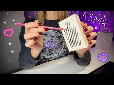 Видео: ASMR, Обвожу Буквы на Коробочках, близкий - липкий шепот / close whispering