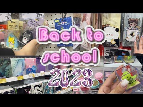 Видео: БЭК ТУ СКУЛ 2023 // закупаюсь канцелярией! 💗