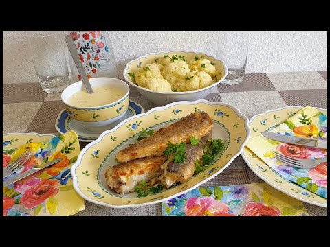 Видео: Соус с хреном на сливках к рыбке!Рис с цветной капустой!