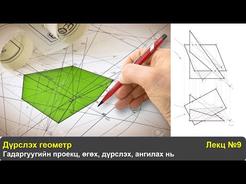 Видео: Дүрслэх геометр Лекц №9: Гадаргуугийн проекц, өгөх, дүрслэх, ангилах нь