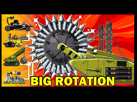 Видео: WW1 Trench Cutter | BIG ROTATION / Мега танки VS Мега Босс | Мультики про танки | Arena Tank Cartoon