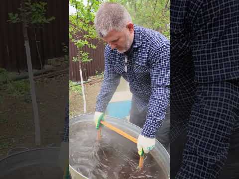 Видео: Чистим пчелиные рамки от прополиса и воска для дальнейшего использования 👍👍👍