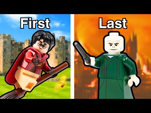 Видео: Я построил все фильмы о Гарри Поттере из Lego