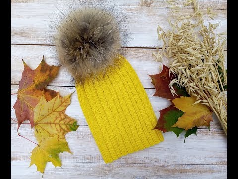 Видео: #вязание #шапкаспицами Вяжем самую модную шапку бини "Яркая осень" . Мастер класс .Вязание.Рынашко
