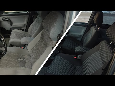 Видео: САЛОН за 3'000₽ в ВАЗ 2112. Перетяжка сидений.
