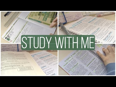 Видео: учись со мной № 17 - study with me rus - ежедневник, обществознание, вебинары