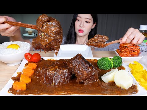 Видео: ASMR MUKBANG | Огромная сырная тушеная говядина 3 кг ★ Цельная тушеная говядина! Яичный рис, Кимчи