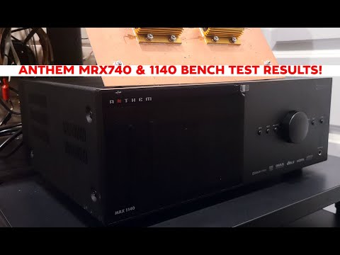 Видео: Результаты стендовых испытаний AV-ресиверов Anthem MRX 740 и 1140!