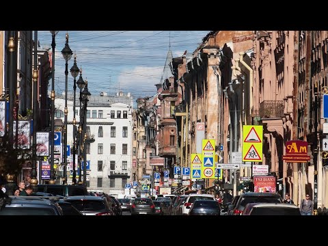 Видео: улица Рубинштейна / Санкт-Петербург