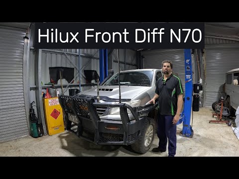 Видео: Как снять и отремонтировать передний дифференциал Toyota Hilux N70 2005-2015