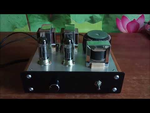 Видео: Ламповый усилитель - однотактный на лампах 6ф5п.