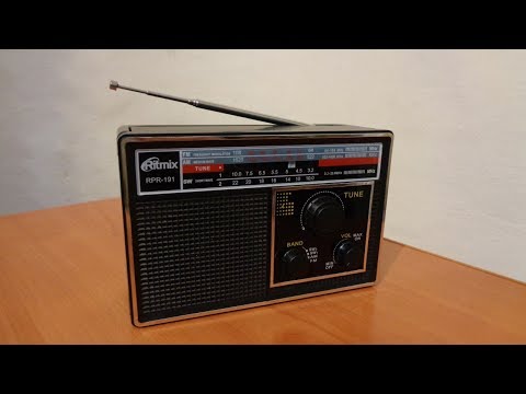 Видео: Обзор радиоприёмника Ritmix RPR-191