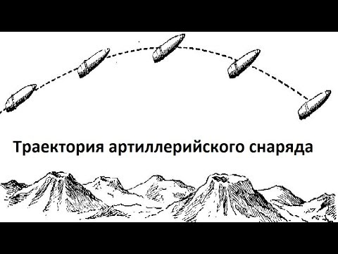 Видео: Траектория артиллерийского снаряда