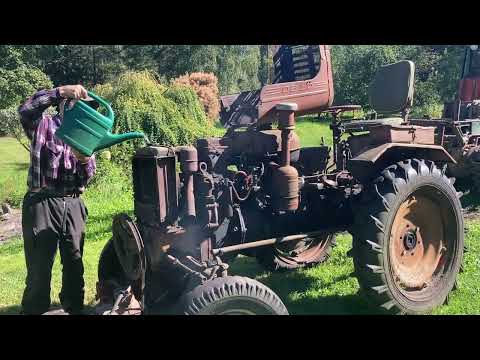 Видео: Трактор ДТ-20 старт после 10 лет простоя