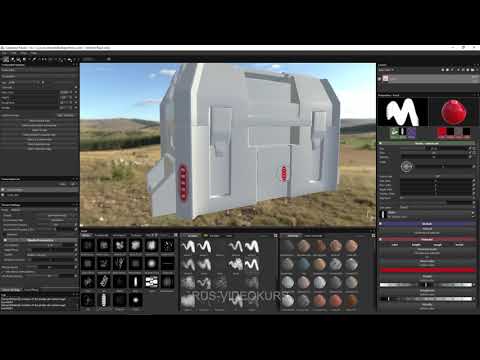 Видео: Substance Painter для новичков - полный курс: 09 - Рисование и настройки кистей
