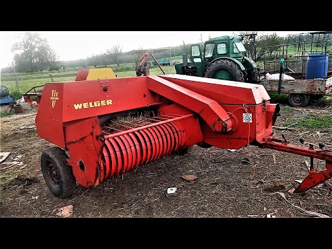Видео: ШОК и ОТЗЫВ  от Работы Пресс Подборщика WELGER AP 41 с Трактором Т-40 !