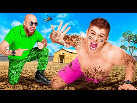 Видео: 24 ЧАСА в АРМИИ Челлендж !