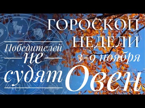 Видео: Овен ♈️ Неделя 3-9 ноября 2025 ❤️☀️✨Таро Ленорман прогноз