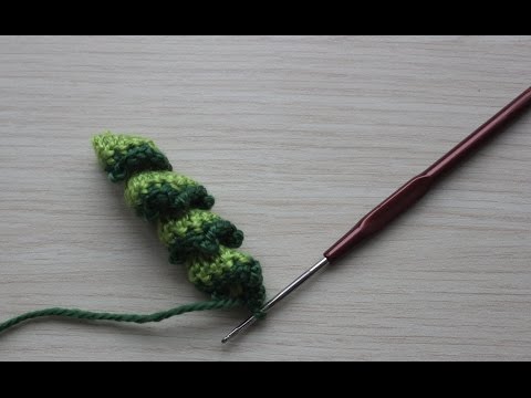 Видео: Вязание крючком. Урок 23 - Завиток (спираль) | Сurl crochet