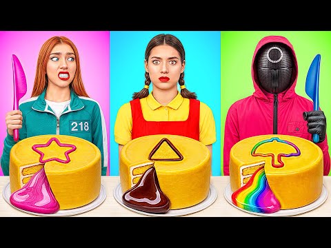 Видео: Кулинарный Челлендж в Игре в Кальмара : Я против Бабушки | Экстремальные Ситуации в Реальной Жизни