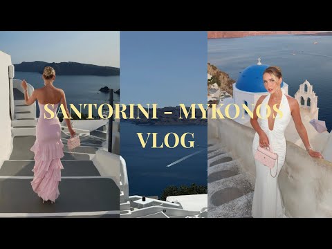 Видео: GREECE VLOG: Mamma Mia каникулы с bestie на Миконос и Санторини, коллаб с отелем, съемки для брендов