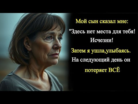 Видео: "Здесь нет места для тебя",-сказал мне мой сын.Я ушла...Но он не ожидал того,что я сделаю...