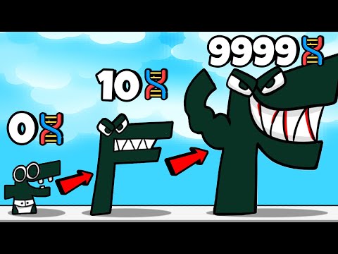 Видео: ЭВОЛЮЦИЯ ЖИЗНИ БУКВЫ АЛФАВИТ ЛОРА! | Alphabet Run Letter Go