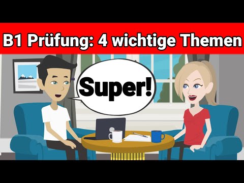 Видео: Устный экзамен по немецкому языку B1 | Планируем что-то вместе/диалог | 4 важные темы | говорить