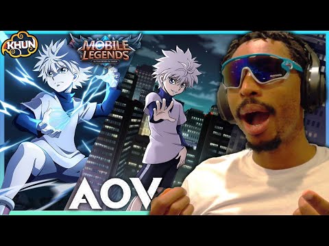 Видео: 🥇MLBB против AOV Киллуа Золдик | СРАВНЕНИЕ КОЖИ