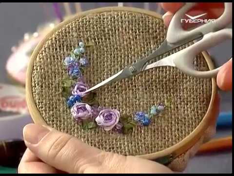 Видео: Вышитая лентами игольница с секретом