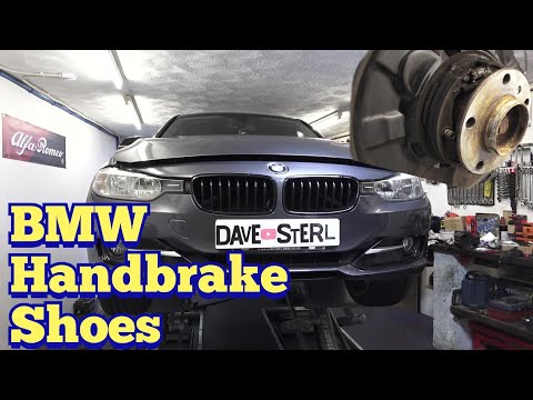 Видео: Замена колодок ручного тормоза BMW 3 серии F30