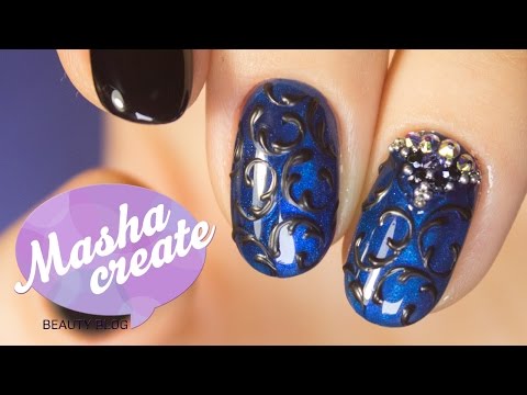 Видео: Дизайн ногтей Вензеля. Маникюр кошачий глаз Trendynails + Обзор