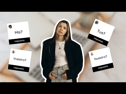 Видео: Іспанська граматика: присвійні займенники (урок 2 з граматичного блоку)