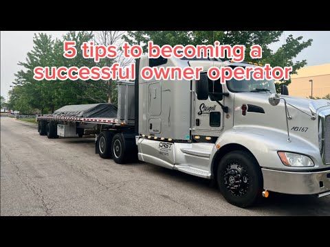 Видео: CRST Flatbed… 5 советов, которые помогут вам добиться успеха в качестве оператора-владельца или в...