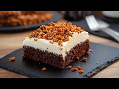 Видео: Влажный шоколадно-кокосовый торт с ванильным кремом — быстро и просто