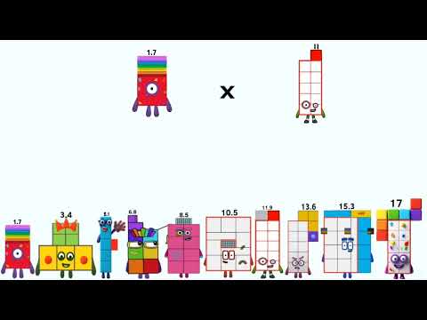 Видео: NUMBERBLOCKS 1.7 УМНОЖАЕТ РАЗНЫЕ ЧИСЛА В 3 ЭТАПА