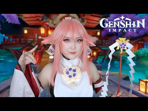 Видео: АСМР Лисица проведет ритуал 🌸 ASMR Yae Miko 🦊⛩ (SUB)