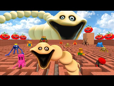 Видео: ГОЛОДНЫЙ ЧЕРВЯК В БОЛЬШОМ ЛАБИРИНТЕ РОБЛОКС Garry's Mod