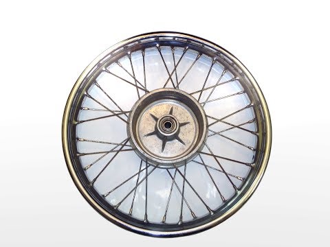 Видео: ЯВА / JAWA  Спицовка колеса