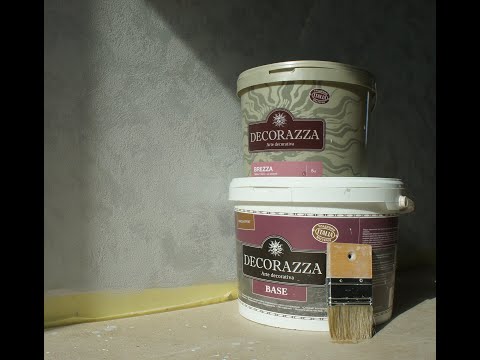 Видео: Декоративное покрытие DECORAZZA BREZZA